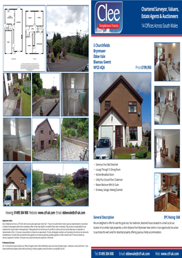 3 Churchfields Brynmawr Ebbw Vale Blaenau Gwent Price £199,950