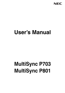 User's Manual