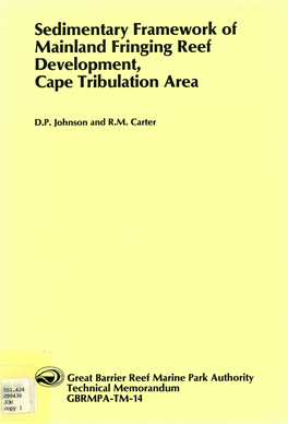 Sedimentary Framework of Mainland Fringing Reef Development, Cape Tribulation Area