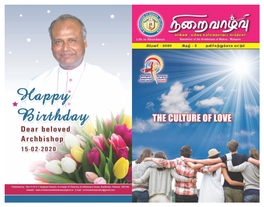 Newsletter of Archdiocese of Madras, February 2020