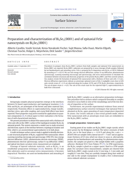 Preparation and Characterization of Bi2se3(0001)