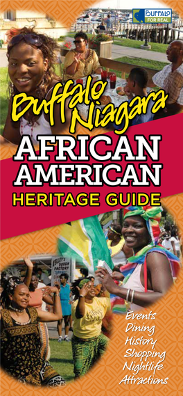 Buffaloniagara AFRICAN AMERICAN HERITAGE GUIDE