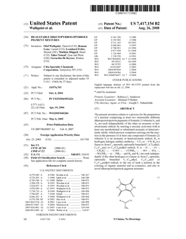 (12) United States Patent (10) Patent No.: US 7417,154 B2 Walloquist Et Al