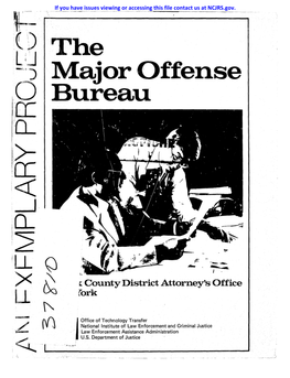 The Major Offense Bureau
