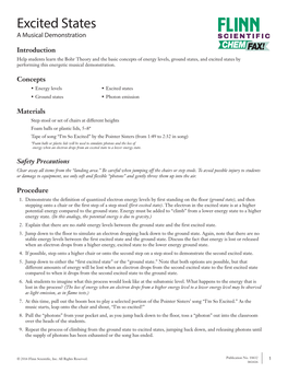 Excited States a Musical Demonstration SCIENTIFIC
