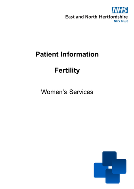 Patient Information Fertility