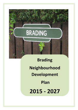 Brading Neighbourhood Development Plan 2015 - 2027 Contents Page
