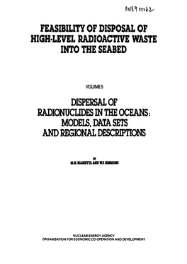 Feasibility of Disposal of High-Level Radioactive Waste Into the Seabed