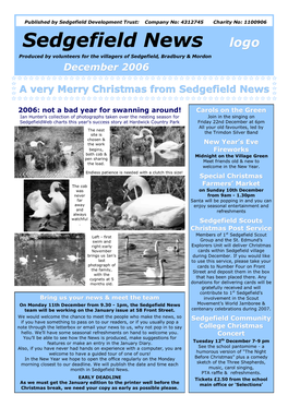 Sedgefield News Logo