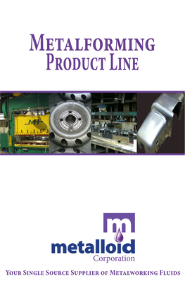 Metalforming Product Line