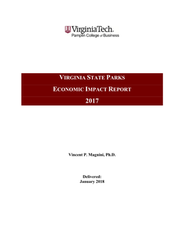 2017 Virginia State Parks Economic Impact Report