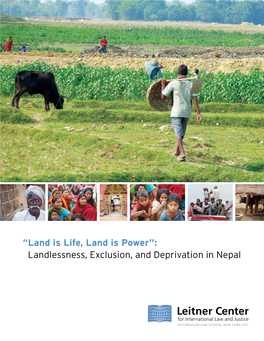 Landlessness, Exclusion, and Deprivation in Nepal