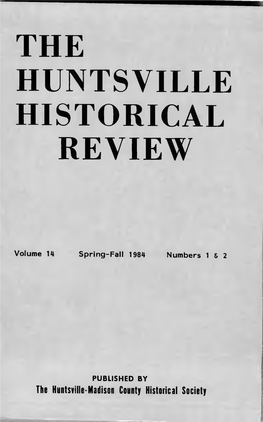 The Huntsville Historical Review