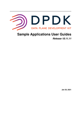 Sample Applications User Guides Release 18.11.11