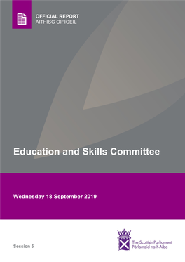 Education and Skills Committee