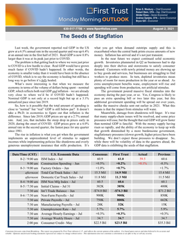 The Seeds of Stagflation