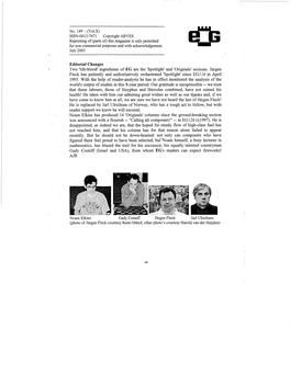 No. 149 -(Vol.X) ISSN-0012-7671 Copyright ARVES Reprinting of (Parts Of) This Magazine Is Only Permitted for Non Commercial Purposes and with Acknowledgement