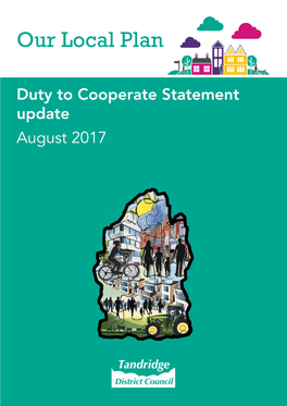 Duty to Cooperate Statement Update August 2017