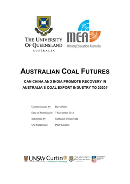 Australian Coal Futures