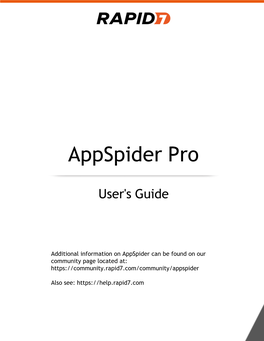 Appspider Pro