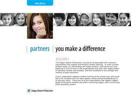 Partners You Make a Difference