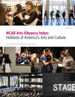 NCAR Arts Vibrancy Index: Hotbeds of America's Arts and Culture