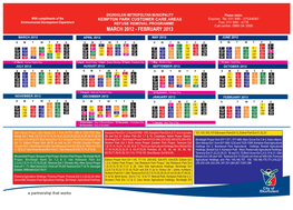 2012 Waste Calendar