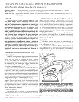 Resolving the Richat Enigma: Doming and Hydrothermal Karstification