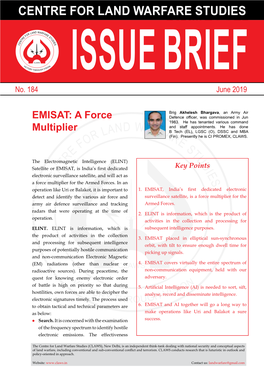 EMISAT As Force Multiplier