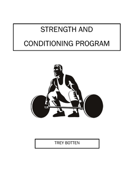 Strength and Conditioning Program