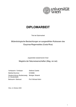 Diplomarbeit