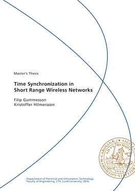 Time Synchronization in Short Range Wireless Networks