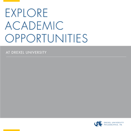 Explore Academic Opportunities