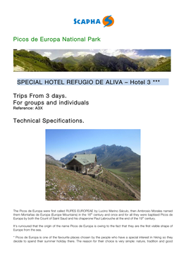 Picos De Europa National Park SPECIAL HOTEL