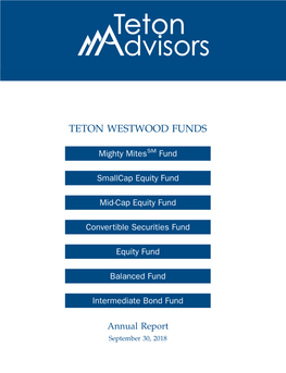 Teton Westwood Funds