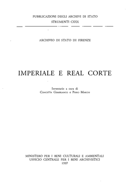 Imperiale E Real Corte