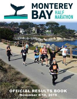 Official 2019 Half Marathon Results Book
