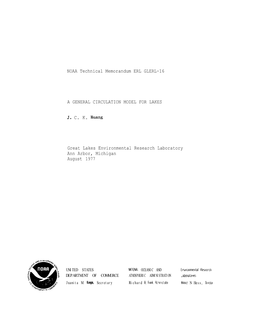 A General Circulation Model for Lakes