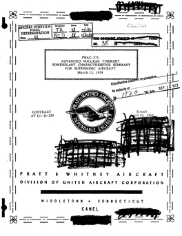 Pratt % Whitney Air Craft Division of United Aircraft