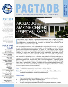 Mckeough Marine Center (Re)Established