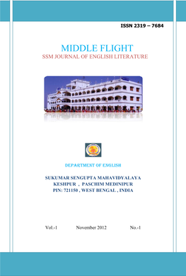 Middle Flight Ssm Journal of English Literature