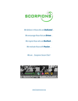 Scorpions Information Guide Robbie