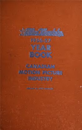 1956-57 Year Book Canadian Motion Picture Industry