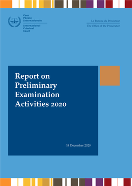 Report on Preliminary Examination Activities (2020)