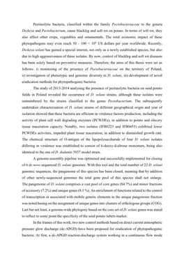 Pectinolytic Bacteria, Classified Within the Family Pectobacteriaceae to the Genera Dickeya and Pectobacterium, Cause Blackleg and Soft Rot on Potato