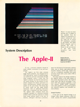 The Apple-II, May 1977, BYTE Magazine