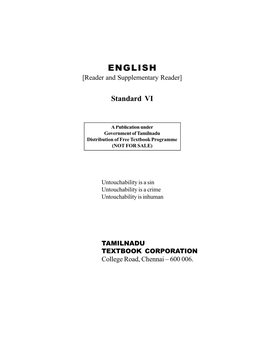 ENGLISH [Reader and Supplementary Reader]