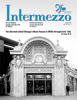 The Elevated Linked Chicago's Music Venues in 1920S Through Early