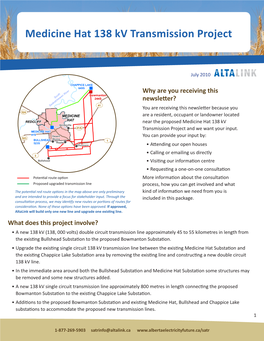 Medicine Hat 138 Kv Transmission Project