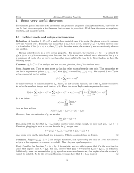 1 Some Very Useful Theorems